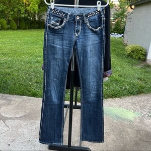 *TALL* Cowgirl Tuff Bling Jeans 27x37